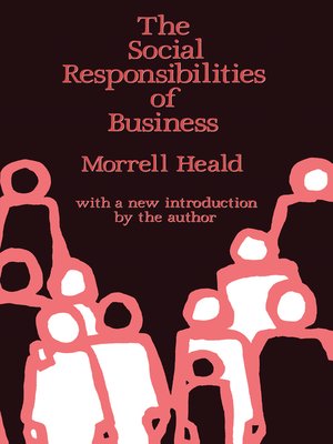 cover image of The Social Responsibilities of Business